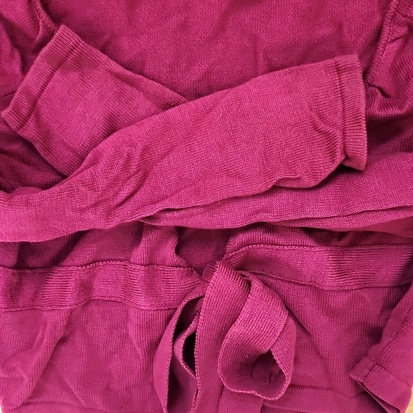 Y2K FIND!! PRE-LOVED RAMPAGE FRONT TIE KNIT SHRUG TOP-S - Picture 5 of 6